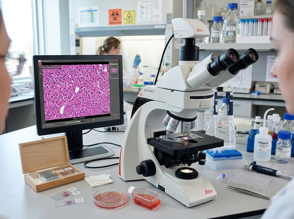 Laboratory Research Microscope